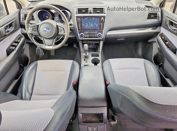 4S3BNAS65K3014494 2019 SUBARU LEGACY Gray Dashboard view