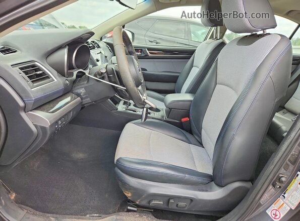 4S3BNAS65K3014494 2019 SUBARU LEGACY Gray Front interior view