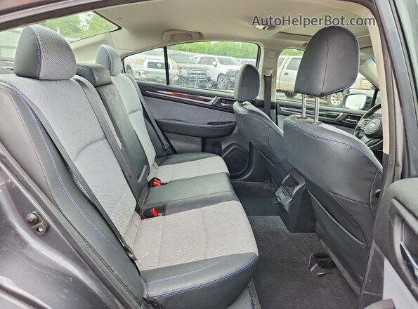 4S3BNAS65K3014494 2019 SUBARU LEGACY Gray Rear seats view
