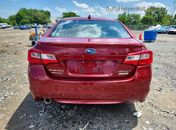4S3BNAS67H3048560 2017 SUBARU LEGACY Красный Вид сзади