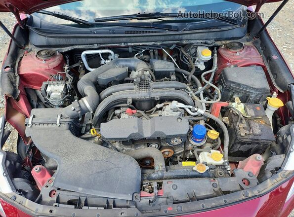 4S3BNAS67H3048560 2017 SUBARU LEGACY Красный Вид задней части салона