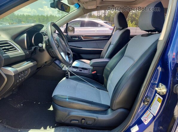 4S3BNAS6XH3026259 2017 SUBARU LEGACY Blue Widok wnętrza z przodu