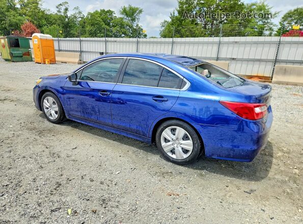 4S3BNBA62G3059214 2016 SUBARU LEGACY Синий Задняя левая четверть