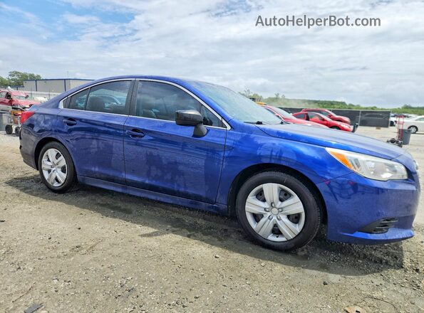 4S3BNBA62G3059214 2016 SUBARU LEGACY Синий Передняя правая четверть