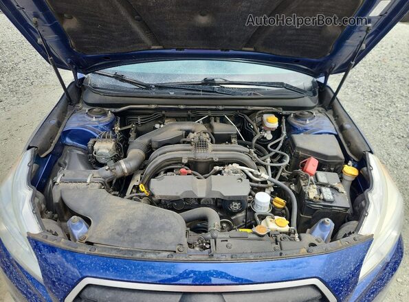 4S3BNBA62G3059214 2016 SUBARU LEGACY Синий Вид задней части салона