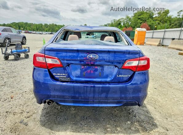 4S3BNBA62G3059214 2016 SUBARU LEGACY Синий Вид сзади