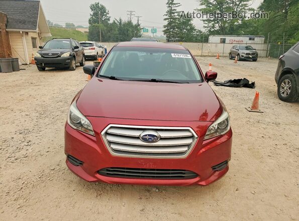 4S3BNBC63G3008690 2016 SUBARU LEGACY Red Դիմացի տեսք