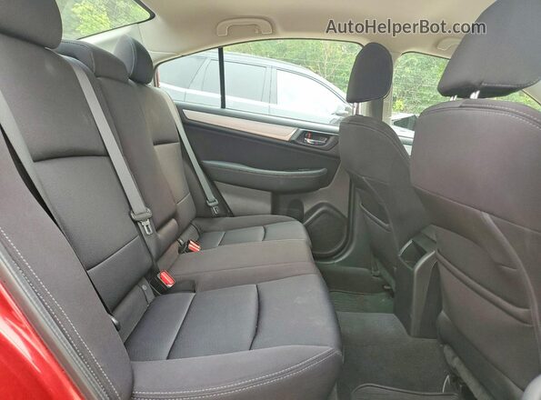 4S3BNBC63G3008690 2016 SUBARU LEGACY Red Հետևի նստատեղերի տեսք