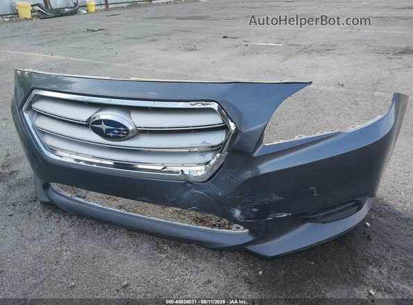 4S3BNBC67G3041448 2016 SUBARU LEGACY Gray Սարքավորումների վահանակի տեսք