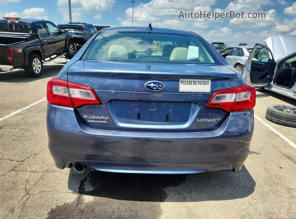 4S3BNBD66G3039995 2016 SUBARU LEGACY Blue Widok z tyłu