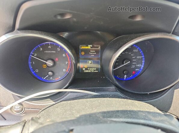 4S3BNBD66G3039995 2016 SUBARU LEGACY Blue Widok zestawu wskaźników