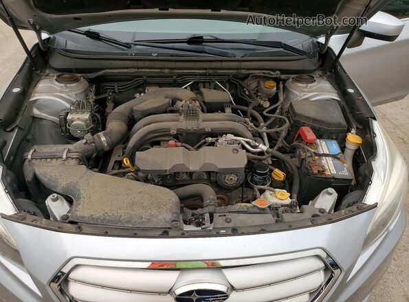 4S3BNBE65G3016108 2016 SUBARU LEGACY Silver Widok wnętrza z tyłu