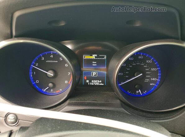 4S3BNBE65G3016108 2016 SUBARU LEGACY Silver Widok zestawu wskaźników
