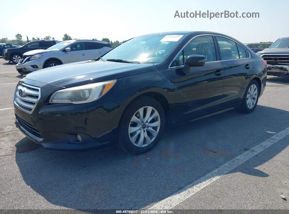 4S3BNBF64G3039023 2016 SUBARU LEGACY Black წინა მარცხენა ხედი სამი მეოთხედიდან