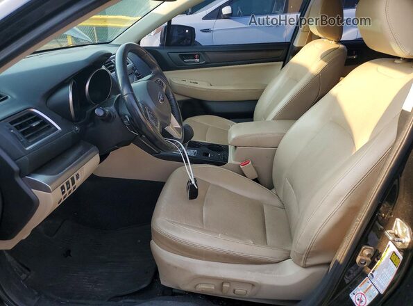 4S3BNBN67G3003179 2016 SUBARU LEGACY Black Vista interior delantera