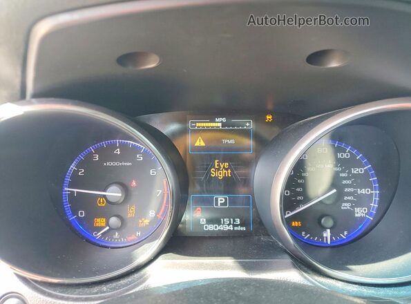 4S3BNEN60G3062267 2016 SUBARU LEGACY Black Instrument cluster view