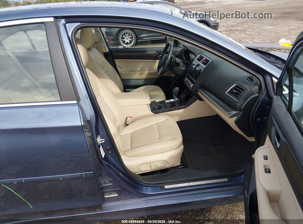 4S3BNEN60H3024376 2017 SUBARU LEGACY Blue Вид салону спереду