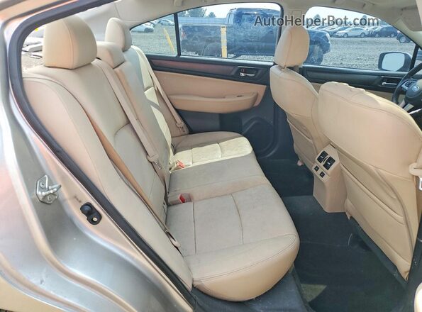 4S3BNEN62G3006055 2016 SUBARU LEGACY Gold Հետևի նստատեղերի տեսք