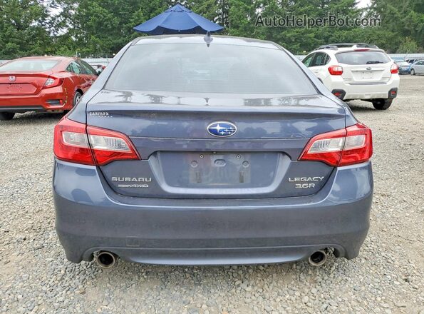 4S3BNEN62G3056258 2016 SUBARU LEGACY Blue Հետևի տեսք