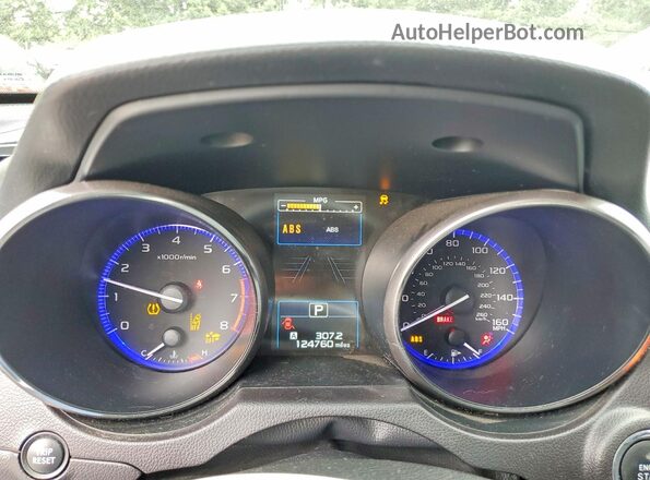 4S3BNEN62G3056258 2016 SUBARU LEGACY Blue Սարքավորումների վահանակի տեսք