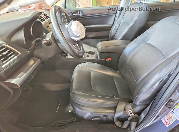 4S3BNEN62H3014593 2017 SUBARU LEGACY Серый Вид салона спереди