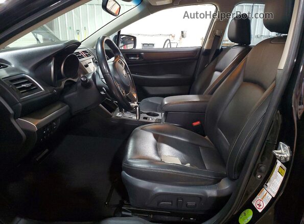 4S3BNEN63G3022331 2016 SUBARU LEGACY Black Front interior view