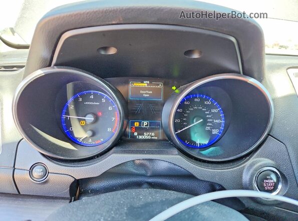 4S3BNEN65H3014412 2017 SUBARU LEGACY Blue Widok zestawu wskaźników