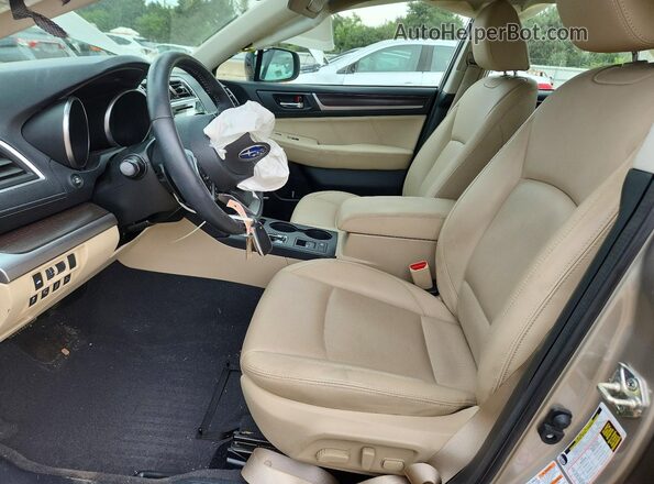 4S3BNEN65K3039110 2019 SUBARU LEGACY Tan Вид салону спереду