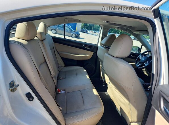 4S3BNEN66H3061223 2017 SUBARU LEGACY White Rear seats view