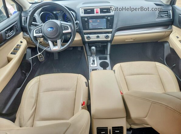 4S3BNEN67G3062377 2016 SUBARU LEGACY Белый Вид панели приборов