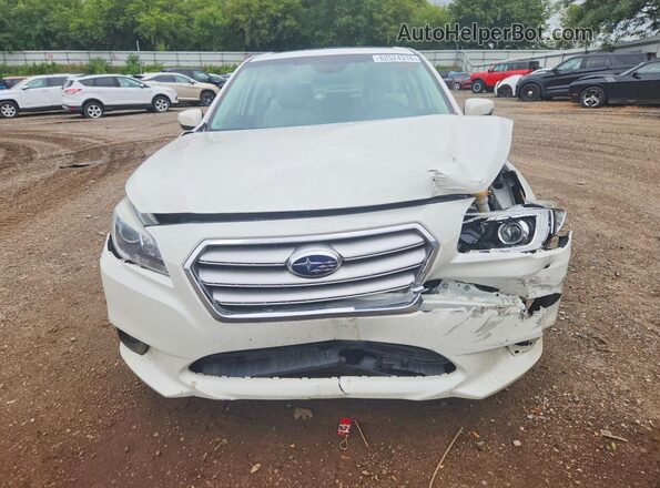 4S3BNEN67G3062377 2016 SUBARU LEGACY Белый Вид спереди