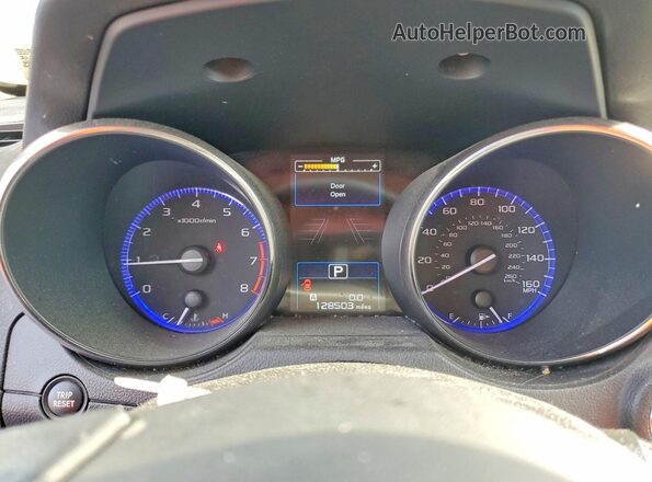 4S3BNEN69G3017442 2016 SUBARU LEGACY Gray Vista del cuadro de instrumentos
