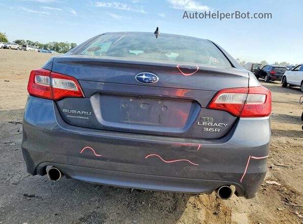 4S3BNEN69G3017442 2016 SUBARU LEGACY Gray Vista trasera