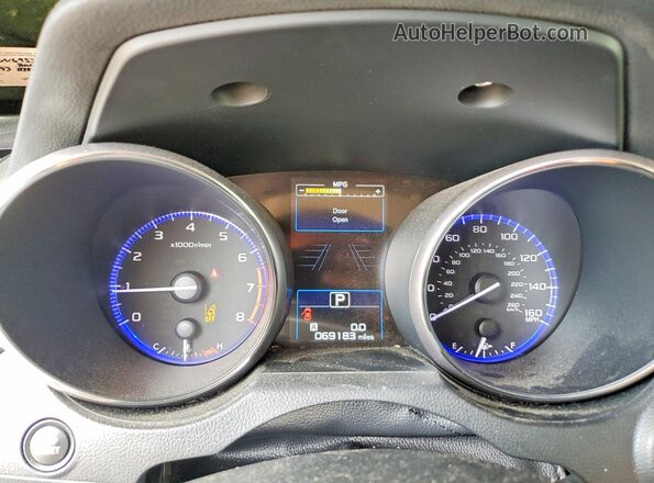 4S3BNEN69J3005427 2018 SUBARU LEGACY Black Սարքավորումների վահանակի տեսք