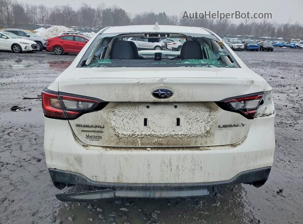 4S3BWAB66P3007140 2023 SUBARU LEGACY White Vista de la etiqueta del VIN