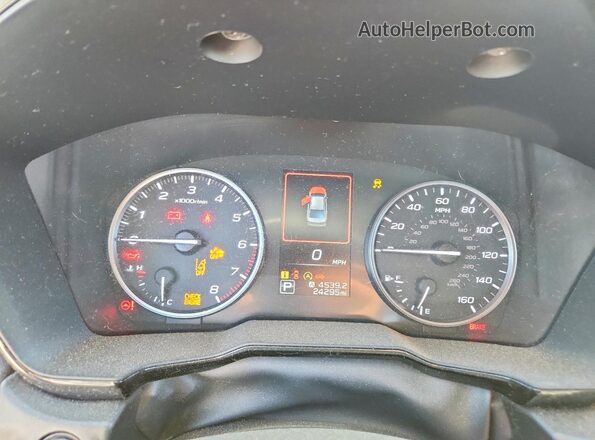 4S3BWAB66R3028380 2024 SUBARU LEGACY Black Вид щитка приладів