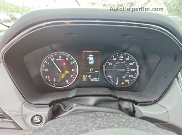 4S3BWAB69L3003500 2020 SUBARU LEGACY Gray Widok zestawu wskaźników