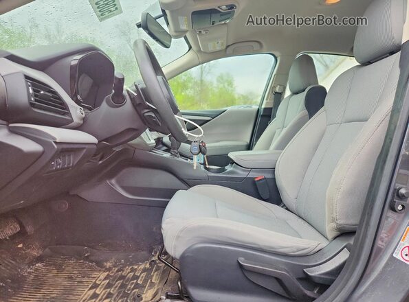4S3BWAB69L3003500 2020 SUBARU LEGACY Gray Widok wnętrza z przodu