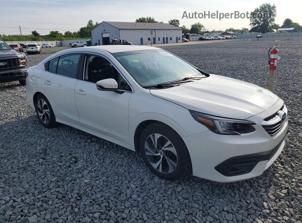 4S3BWAC60L3015114 2020 SUBARU LEGACY White Front right