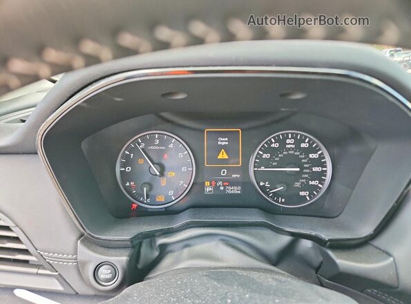 4S3BWAC64S3004535 2025 SUBARU LEGACY Gray Instrument cluster view