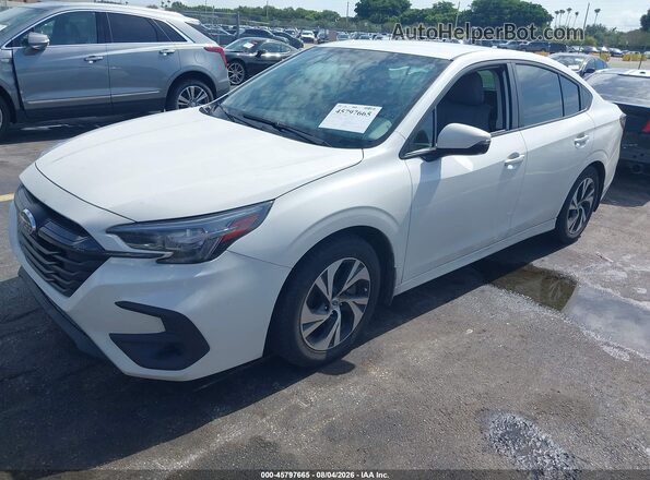 4S3BWAC65S3010179 2025 SUBARU LEGACY White Передня ліва чверть