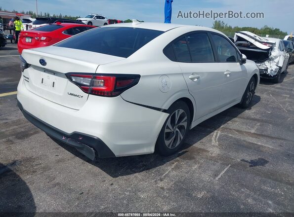 4S3BWAC65S3010179 2025 SUBARU LEGACY White Задня права чверть