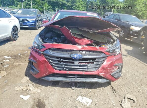 4S3BWAC66P3014197 2023 SUBARU LEGACY Red Widok z przodu