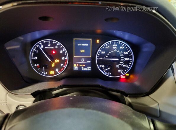 4S3BWAC68N3005773 2022 SUBARU LEGACY Серый Вид щитка приборов