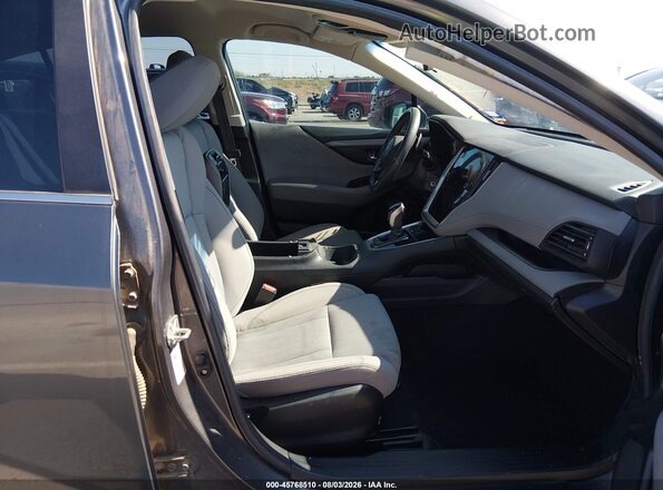 4S3BWAC69L3008291 2020 SUBARU LEGACY Серый Вид салона спереди