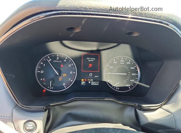 4S3BWAD60S3009696 2025 SUBARU LEGACY Silver Вид щитка приладів