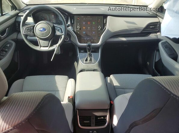 4S3BWAD60S3029026 2025 SUBARU LEGACY White Առջևի վահանակի տեսք