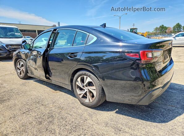 4S3BWAD63M3004219 2021 SUBARU LEGACY Черный Задняя левая четверть