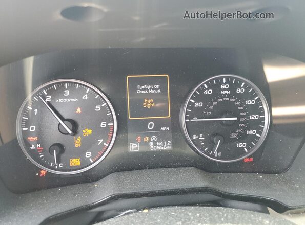 4S3BWAD63N3003590 2022 SUBARU LEGACY White ხელსაწყოთა პანელის ხედი