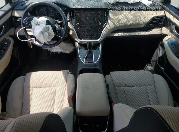 4S3BWAD63N3003590 2022 SUBARU LEGACY White წინა პანელის ხედი